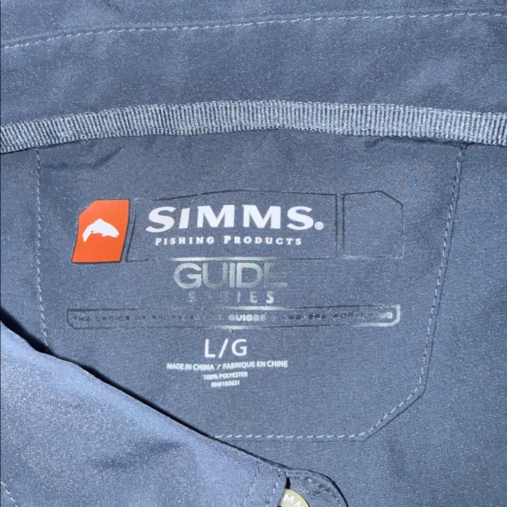 Simms Fishing Products Button Down Guide Shirt Si… - image 2